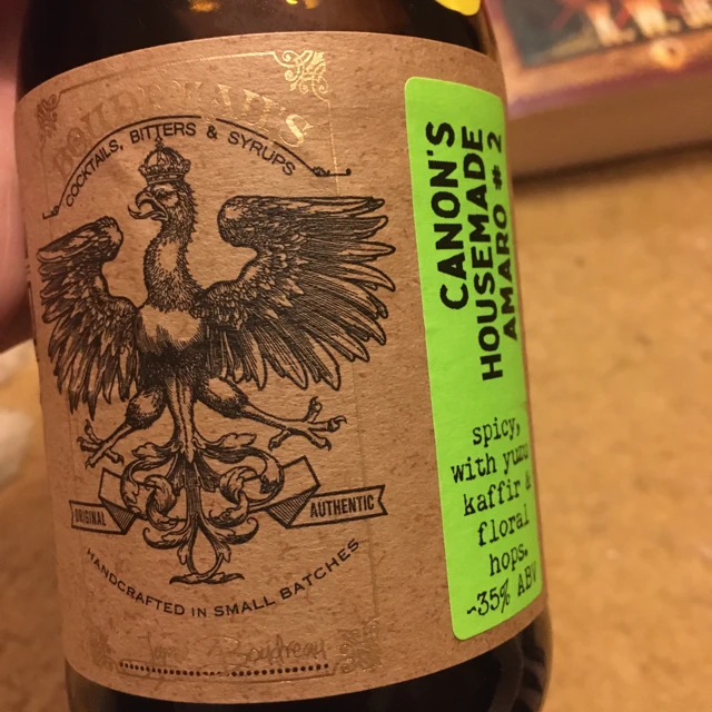 Canon's Housemade Amaro #2