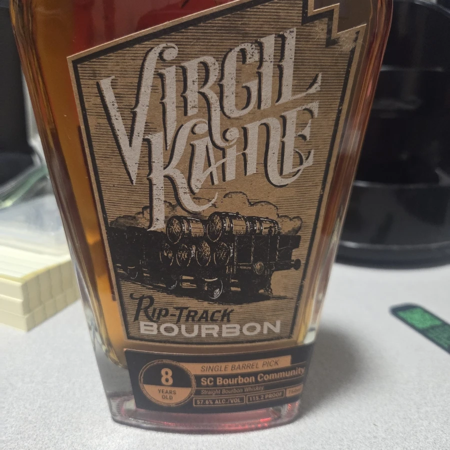 Virgil Kane Rip Track Bourbon Single Barrel by Sc Bourbon Community