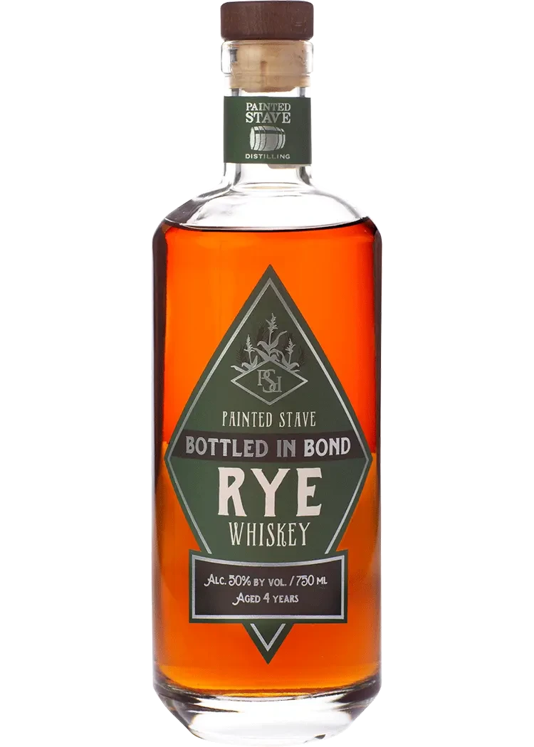 Painted Stave Bottled In Bond Rye Whiskey