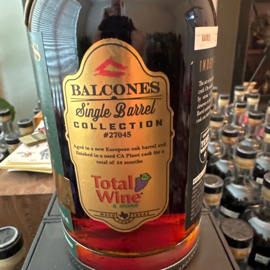Balcomes Tezas Total Wine Rye Single Barrel #27045
