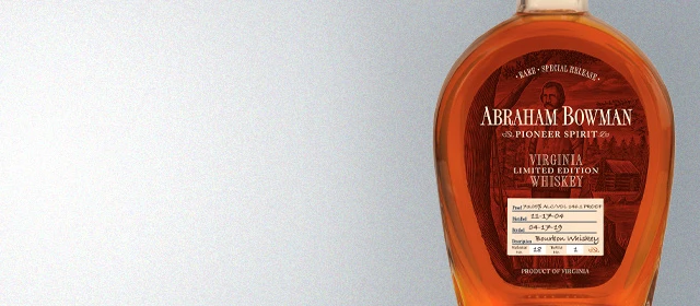 Abraham Bowman Bourbon (2019 Release)