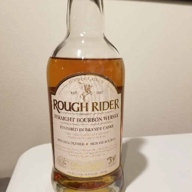 Rough Rider Straight Bourbon Whiskey Finished in Brandy Casks
