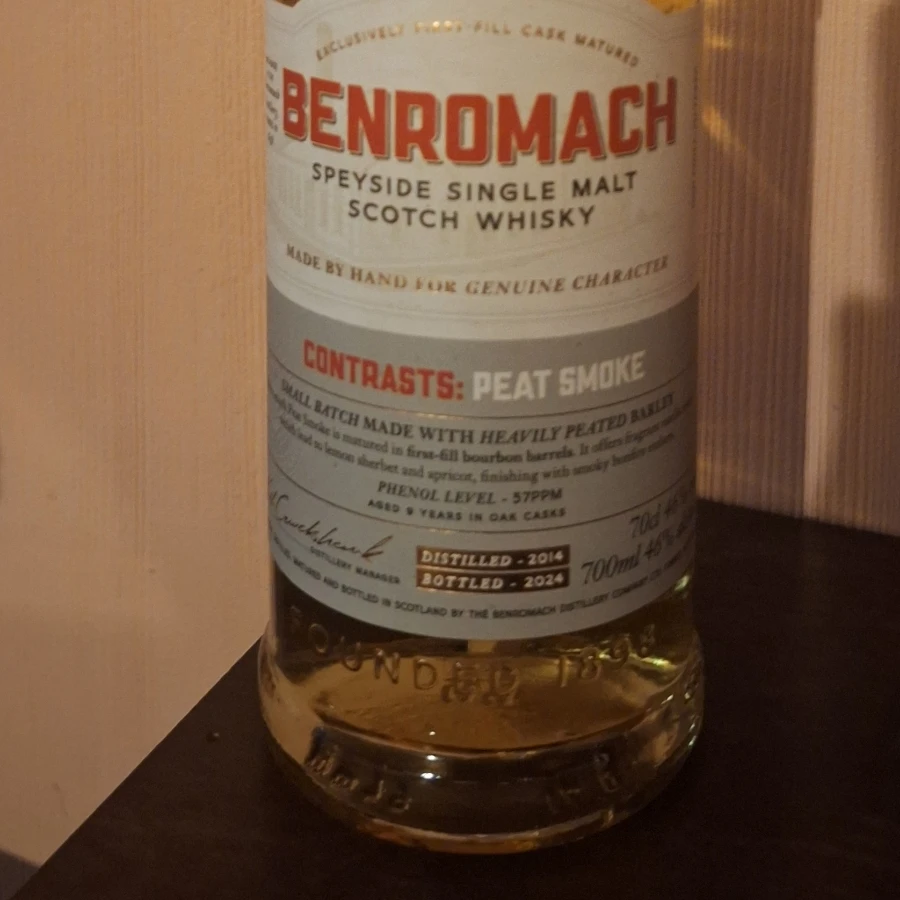 Benromach Contrasts Peat Smoke Single Malt