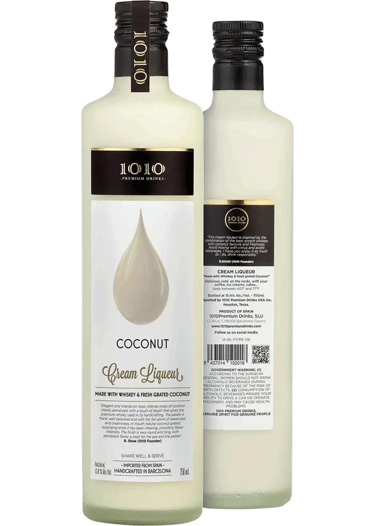 1010 Coconut Cream Whisky Liqueur