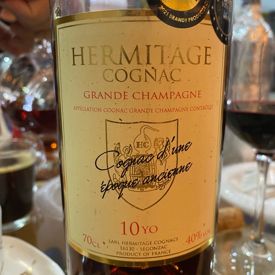 Hermitage Cognac 10y Grande Champagne