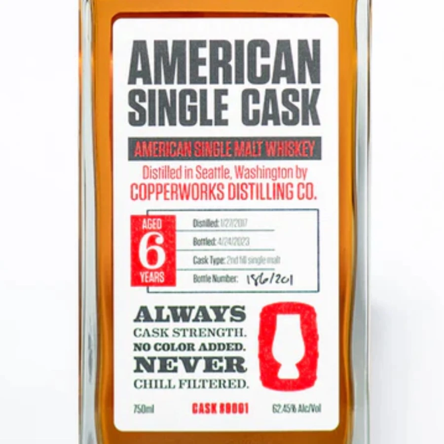 Copperworks Distilling ASM (American Single Cask #0001)