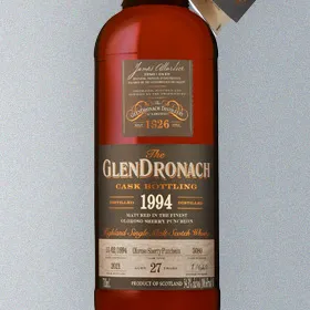 GlenDronach 1994 27 Year Oloroso Sherry Puncheon Cask #5080