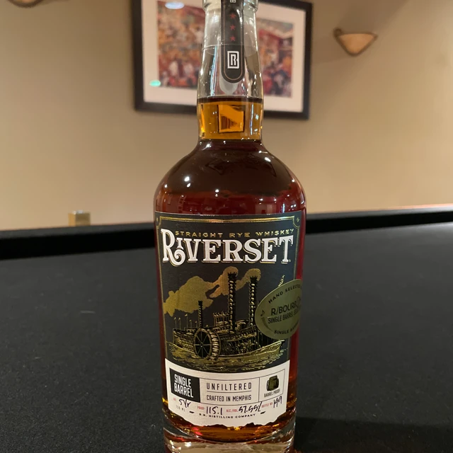 Riverset Straight Rye Whiskey Single Barrel (r/Bourbon selection)