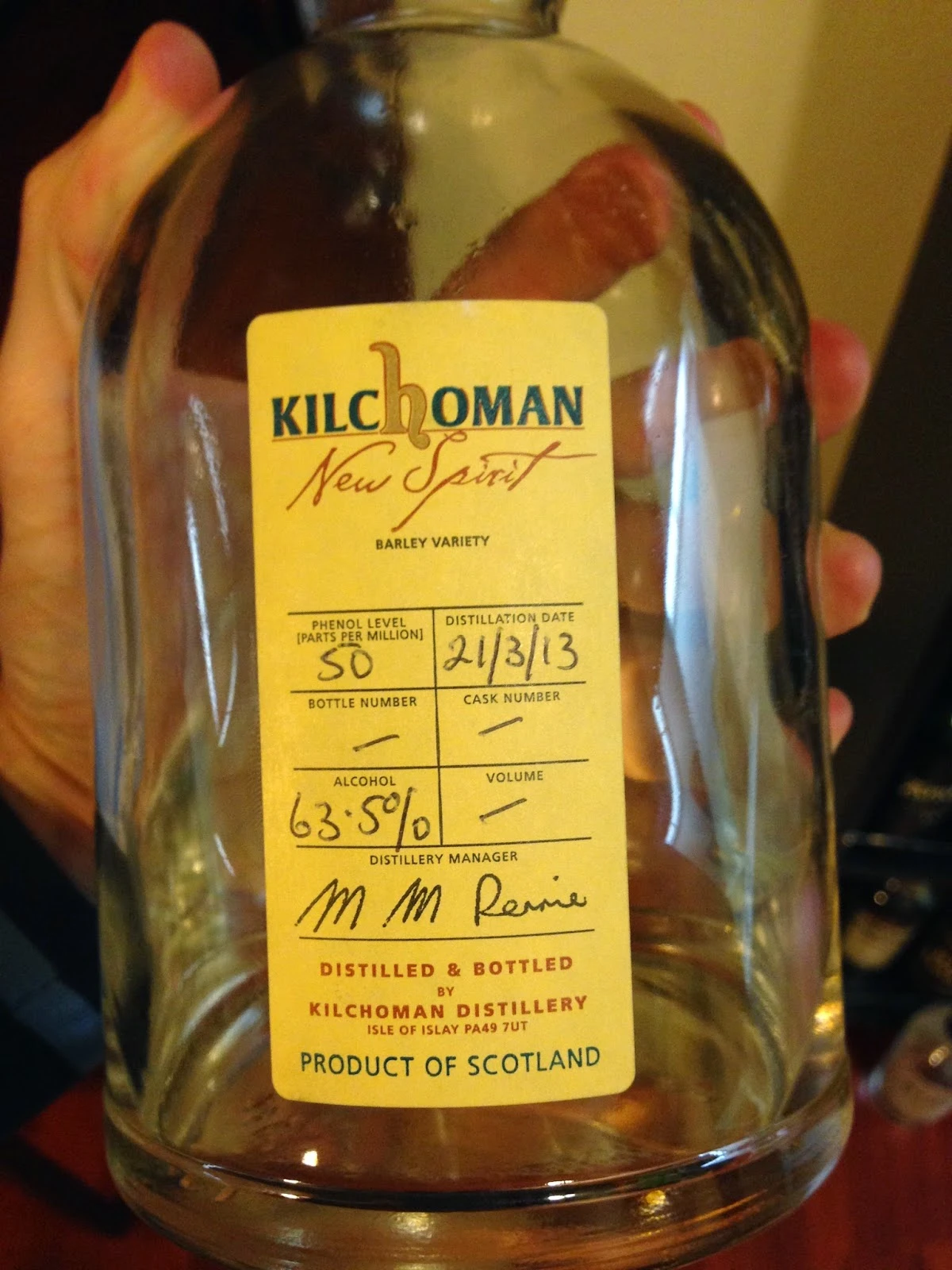 Kilchoman New Make Spirit