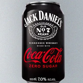 Jack Daniel's & Coca-Cola Zero Sugar