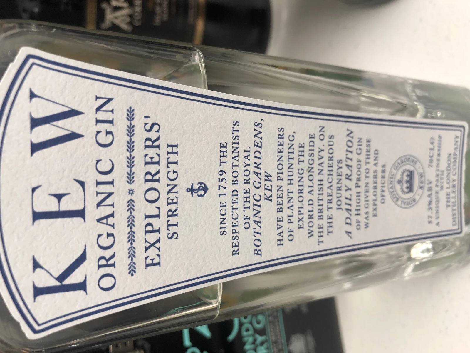 Kew Organic Gin Explorer's Strength