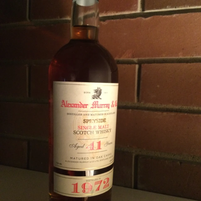 Alexander Murray & Co 1972 41 Year Speyside