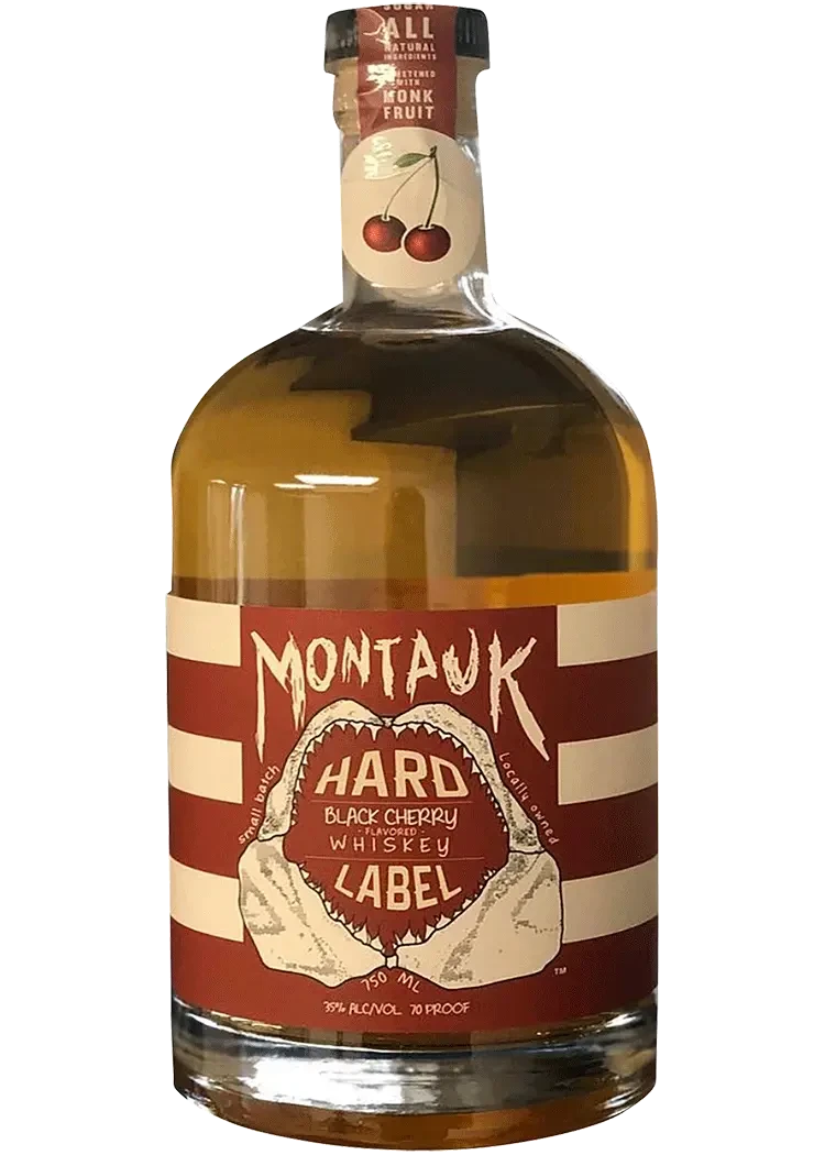 Montauk Hard Label Black Cherry Whiskey