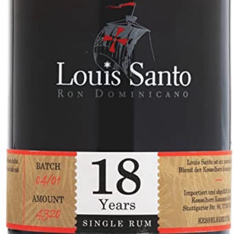 Louis Santo 18y Single Rum