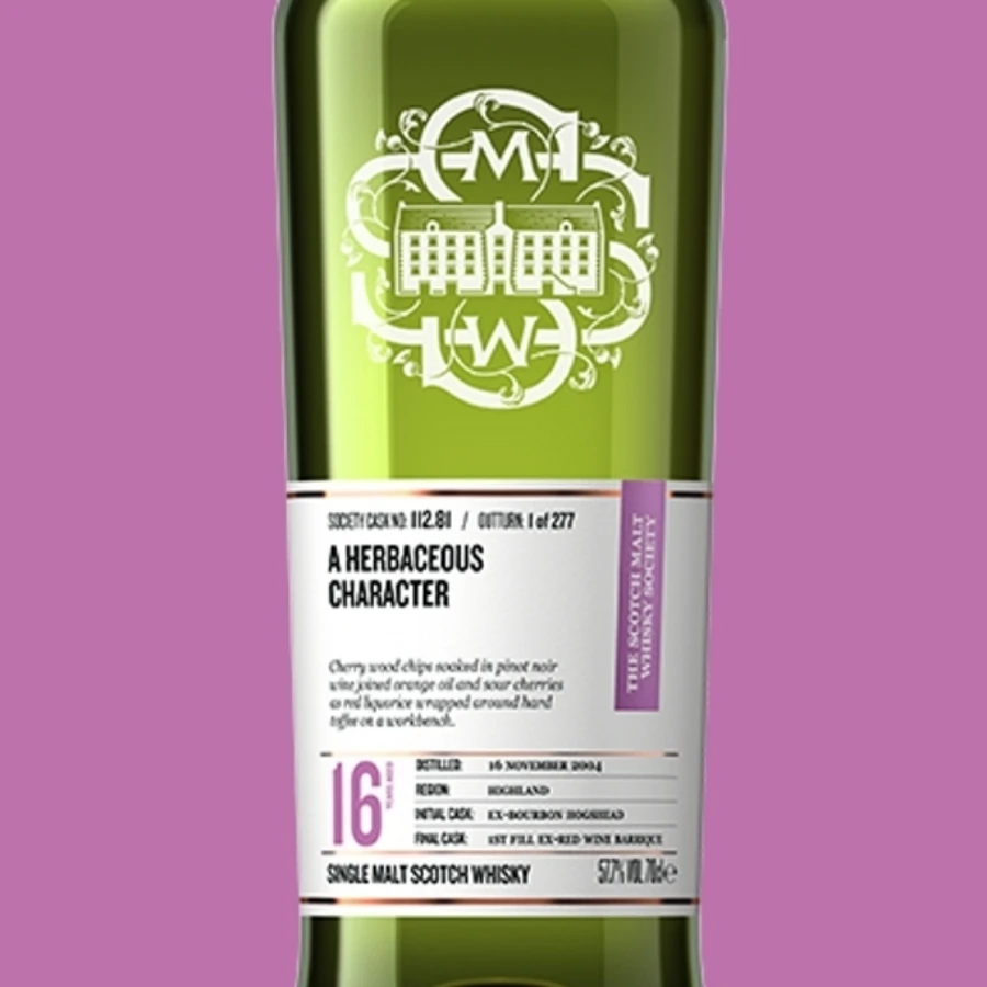 SMWS CASK NO. 112.81

A HERBACEOUS CHARACTER