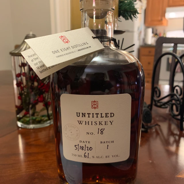 One Eight Distilling Untitled Whiskey No. 18
