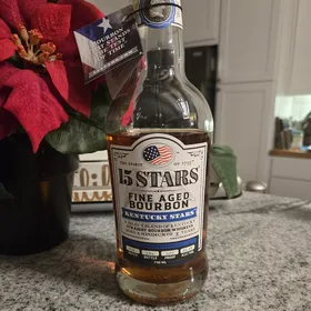 15 Stars Fine Aged Bourbon "Kentucky Stars"batch 2(Ky only release)8yr blend of Kentucky straight Bourbon whiskeys