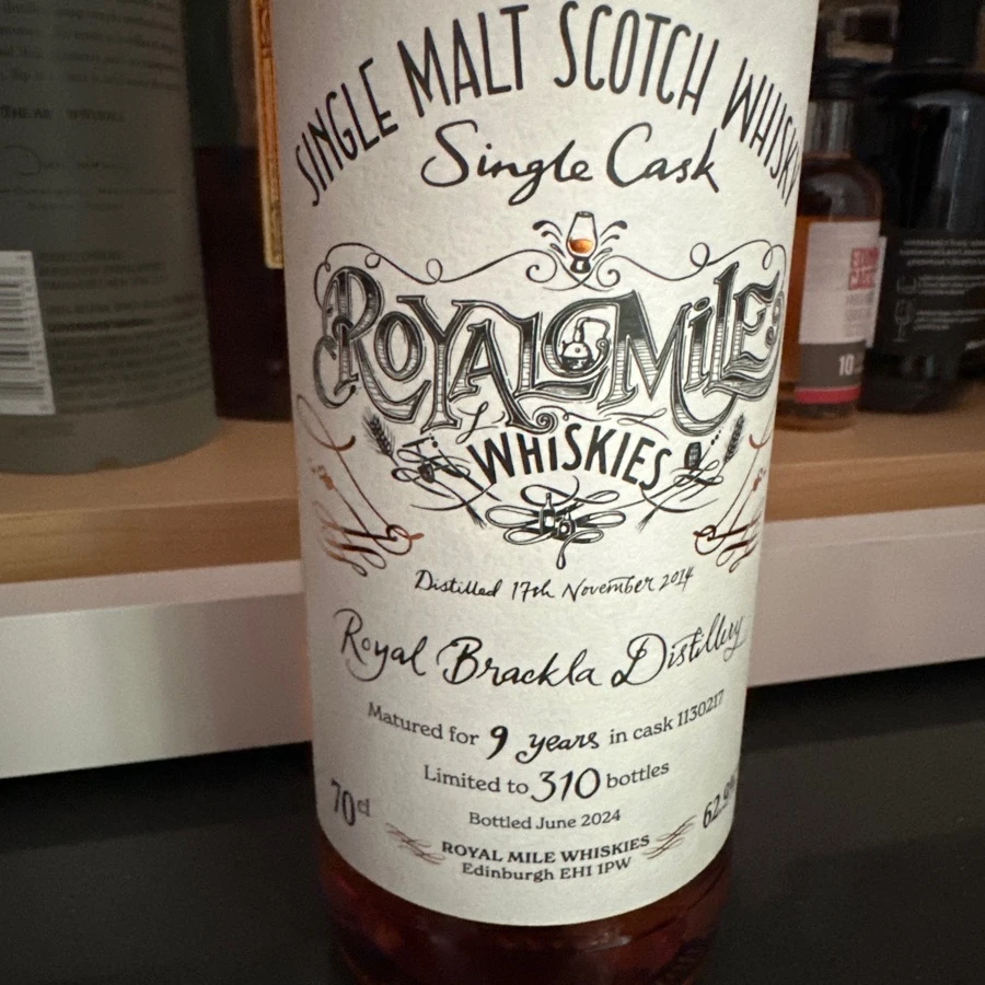 Royal Brackla Distillery - Royal Mile Single Cask