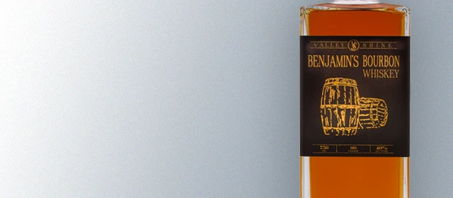 Valley Shine Benjamin's Bourbon Whiskey