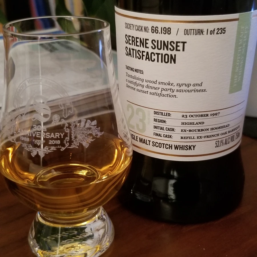Serene Sunset Satisfaction 66.198 (SMWS)