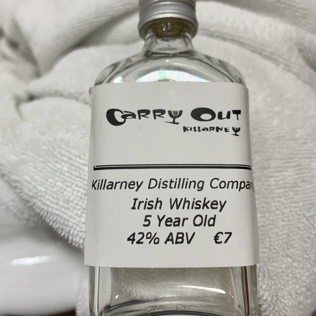 Killarney Distilling Company Itish Whiskey 5yr