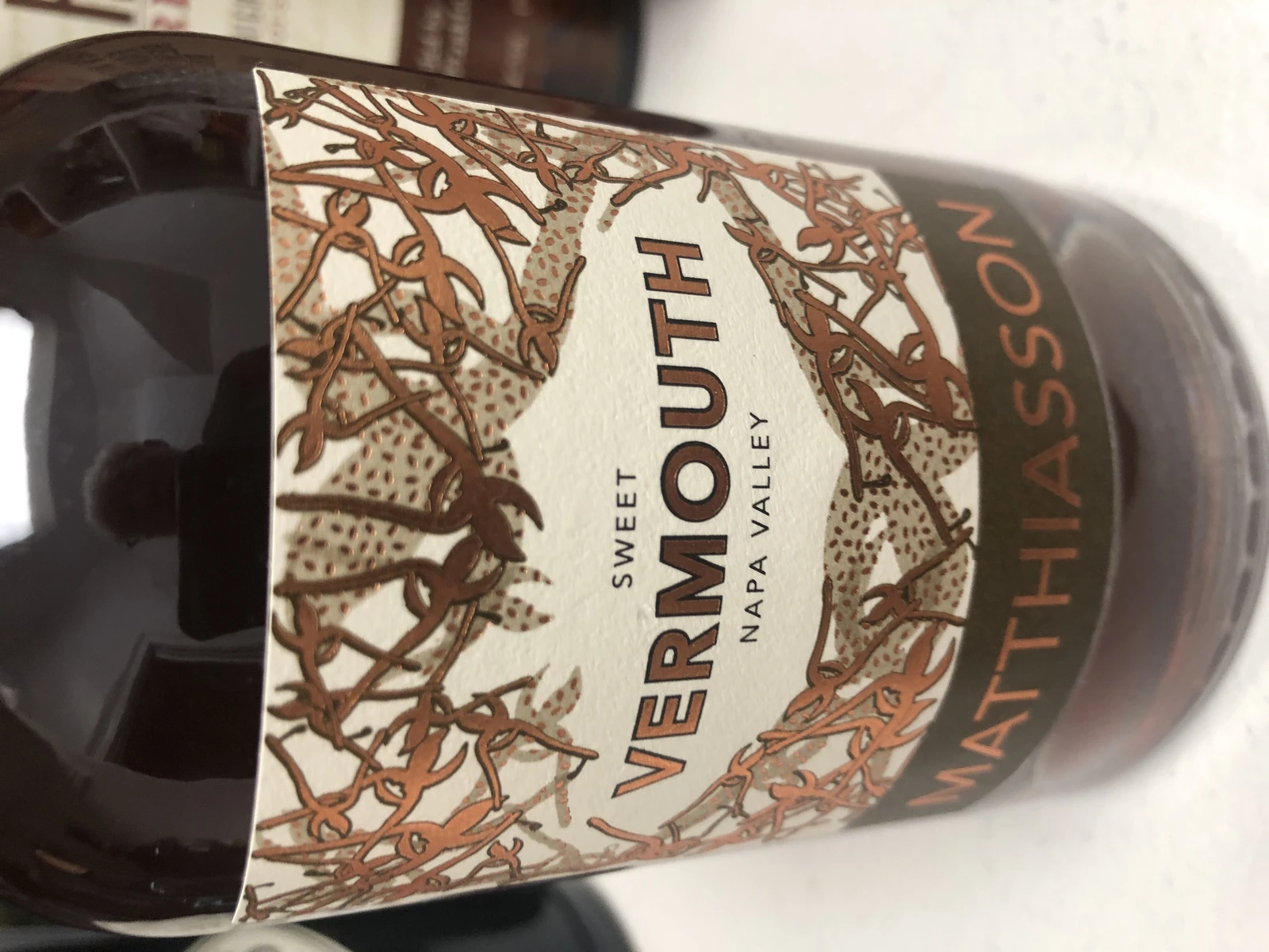 Matthiasson Sweet Vermouth