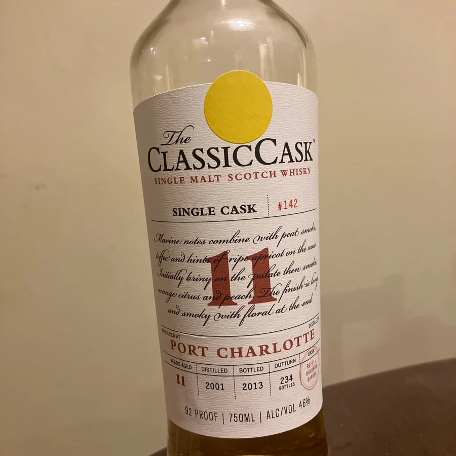 Port Charlotte Classic Cask #142