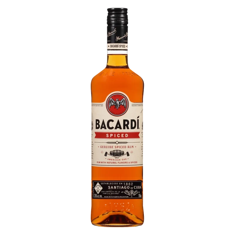 Bacardi Oakheart Spiced Rum 750ml (70 Proof)