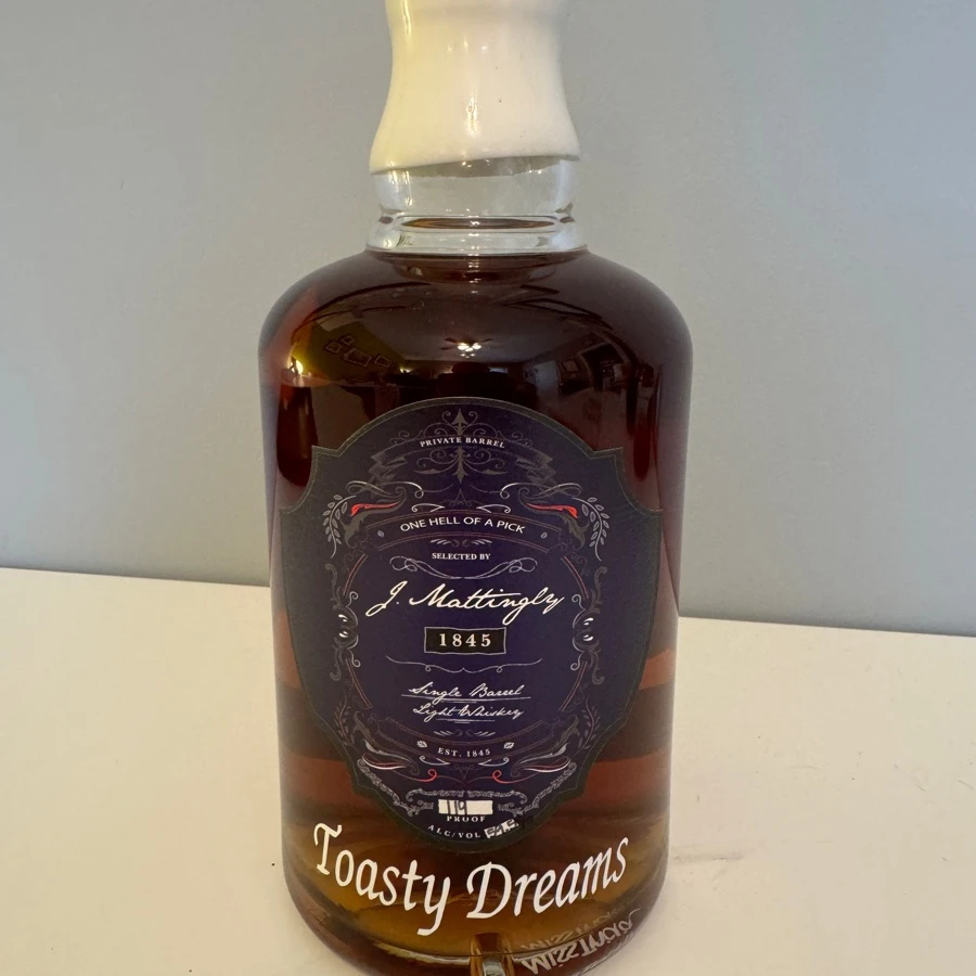 J. Mattingly 1845 Single Barrel Light Whiskey "Toasty Dreams"