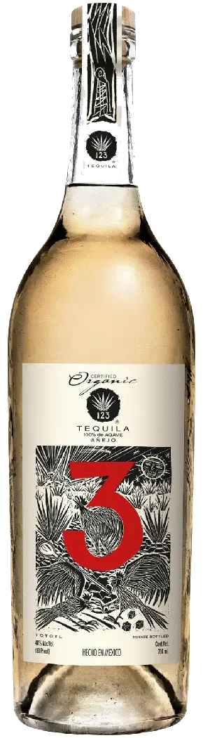 123 Organic Añejo (Tres) Tequila