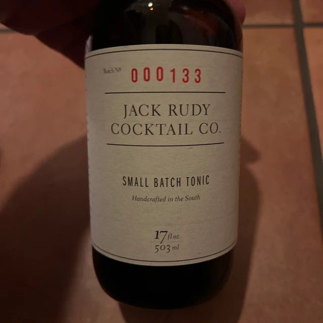 Jack Rudy Cocktail Co. Small Batch Tonic