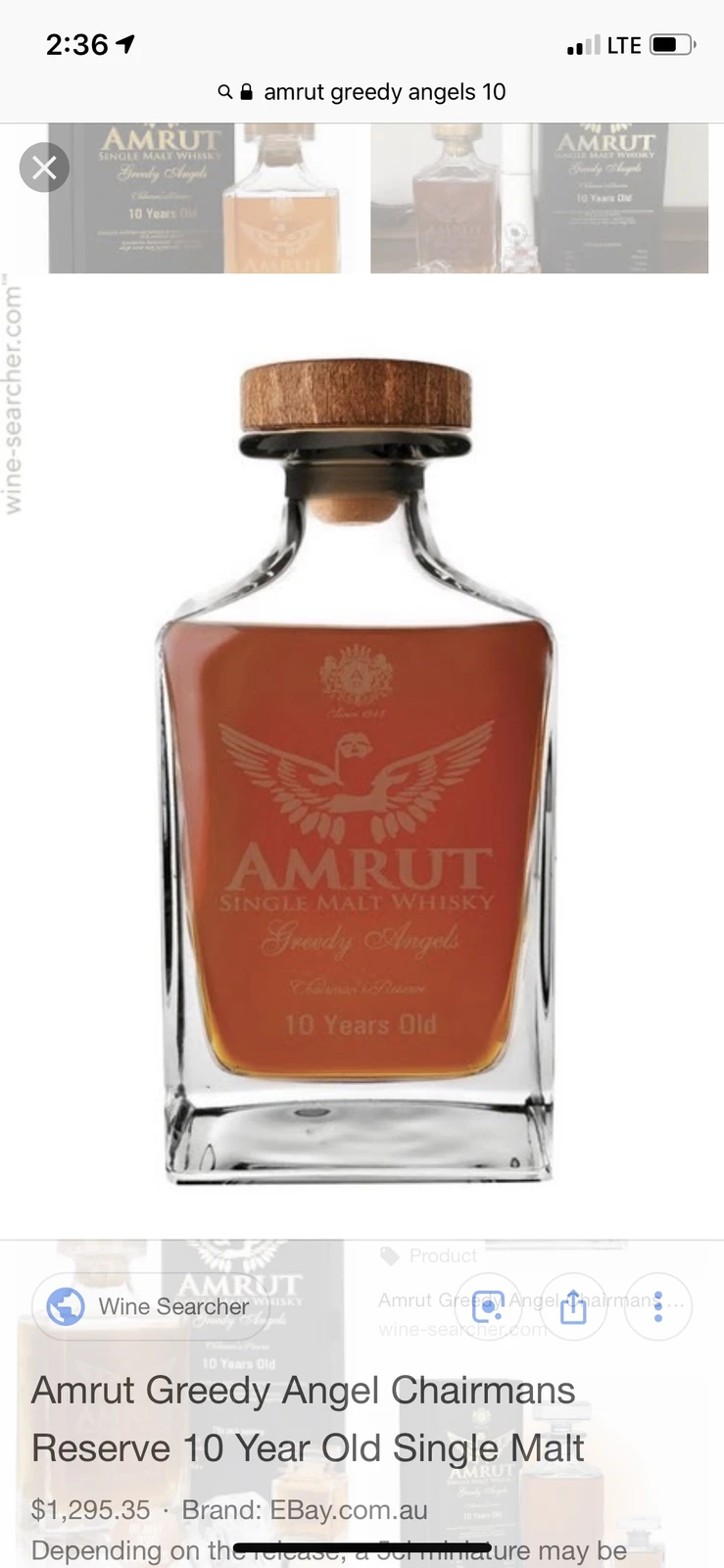 Amrut Greedy Angels 10 Year