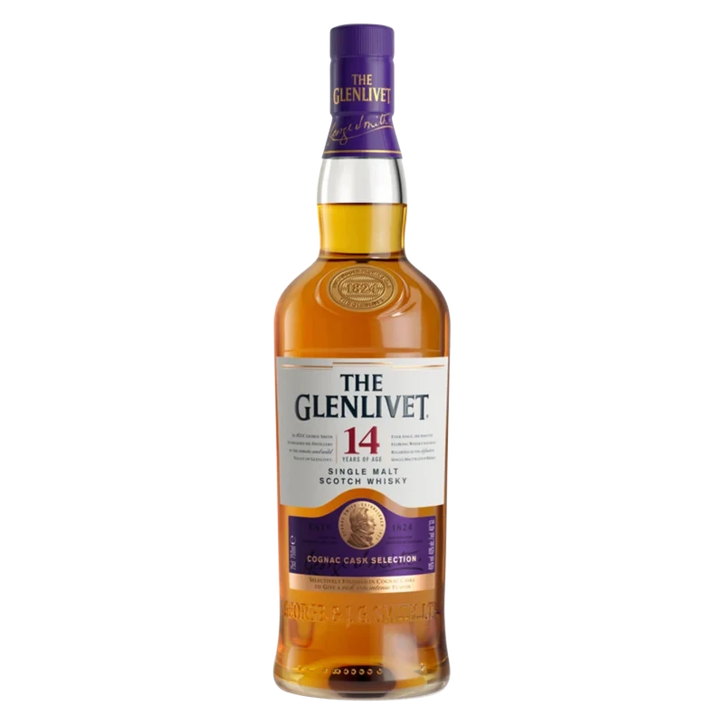 Glenlivet Cognac Cask Selection Scotch Whiskey 750ml (80 Proof)