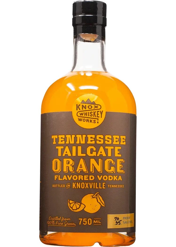 Knox Whiskey Works Tn Tailgate Orange Vodka