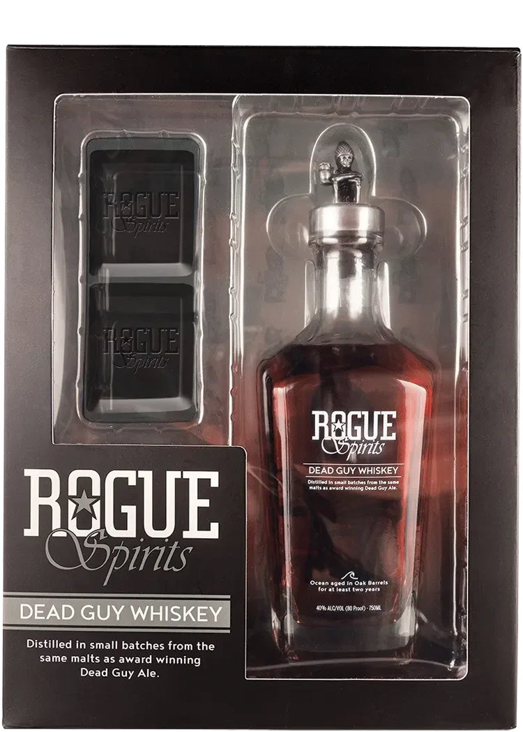 Rogue Dead Guy Whiskey With Ice Mold Gift