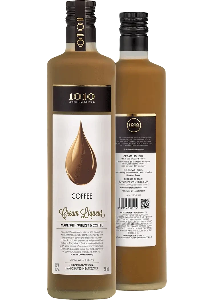 1010 Cream Liqueur Whiskey Coffee