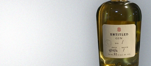 One Eight Distilling Untitled Gin No. 1