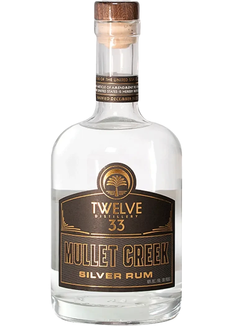 Twelve 33 Mullet Creek Silver Rum