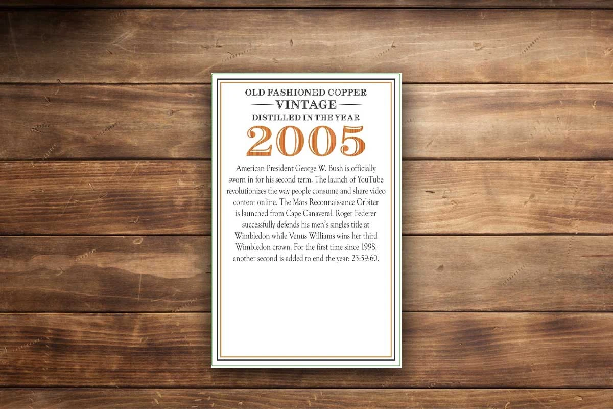 O.F.C. Vintage Bourbon 2005