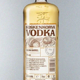 Koskenkorva Vodka Sauna Barrel