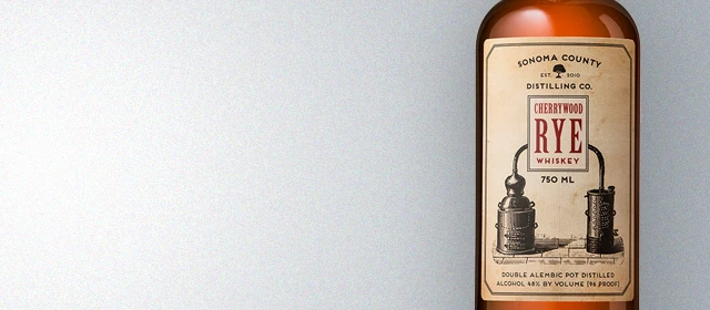 Sonoma County Distilling Co. Cherrywood Rye Whiskey (Batch #2)