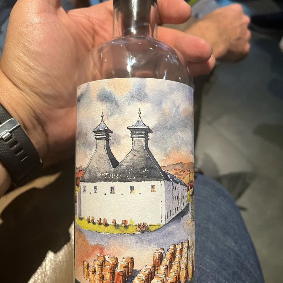 ardbeg sansibar 13yo label hand painted