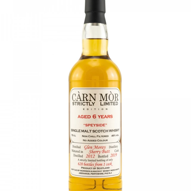 Glen Moray Carn Mor 2012/2019 6 Year Sherry Butt