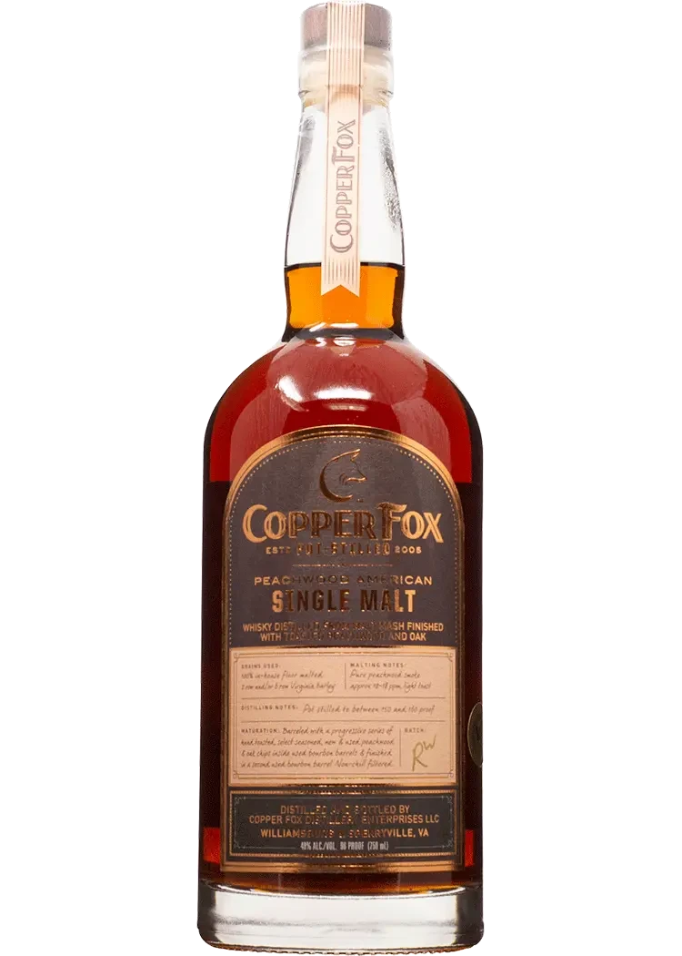 Copper Fox Peachwood American Single Malt