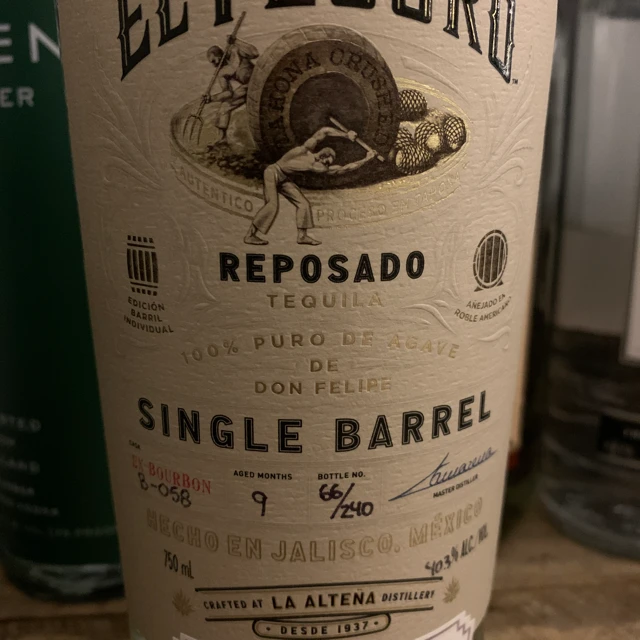 El Tesoro Reposado Single Barrel #B-058