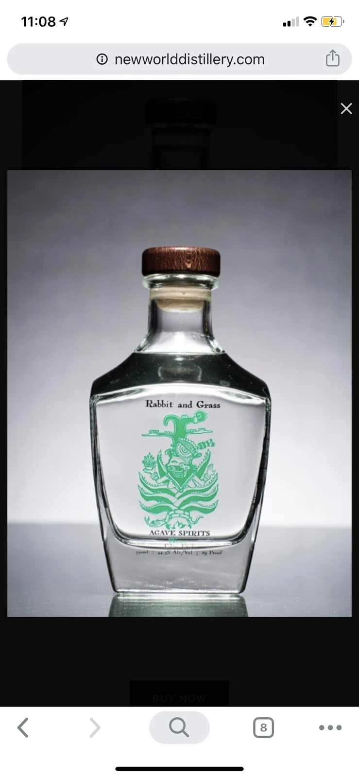 New World Rabbit and Grass Agave Spirits Blanco