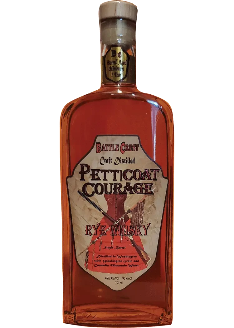 Battle Crest Petticoat Courage Rye Whiskey